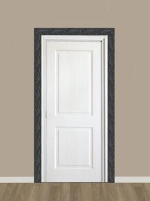 1 miếng viền chân tường tự dính, khuôn trang trí cho phòng khách, phòng ngủ, trang trí nhà cửa, Giáng sinh, Halloween, Ngày lễ tình nhân & đồ trang trí Giáng sinh 2025, Năm mới, Năm mới vui vẻ, dải trang trí cải tạo góc tường, quà tặng tuyệt vời cho gia đình (Màu đen) - màu đen - Xem 5