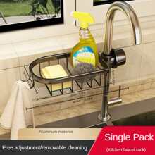 Kitchen Faucet Storage Rack - Black - View 8