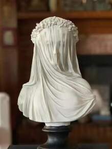 1 Miếng Nghệ thuật Tượng Đồ trang trí Với Màng che mặt Thiết kế Đối với Nhà  Phong cách Bắc Âu Đồ trang trí - trắng - Xem 1