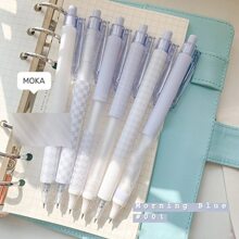 6 pièces Kawaii Stylo Roller Set 0,5 mm En Écrivant Papeterie Mignon École Fournir Pour Étudiant - Voir 5