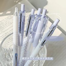 6 pièces Kawaii Stylo Roller Set 0,5 mm En Écrivant Papeterie Mignon École Fournir Pour Étudiant - Voir 1