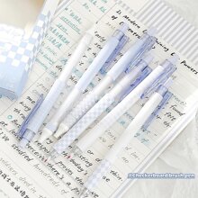 6 pièces Kawaii Stylo Roller Set 0,5 mm En Écrivant Papeterie Mignon École Fournir Pour Étudiant - Voir 3