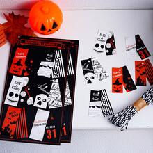 60 件/套万圣节主题派对礼品卡串 - 彩色 - 查看 3