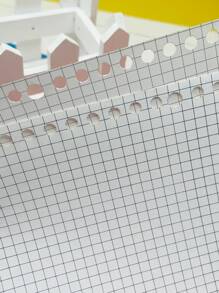 59sheets Quad Ruled Binder  Loose-Leaf Filler Paper , Journal Papers For Writing - White - View 4