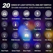 LED RGB 相机 Vlogging 灯全彩输出视频灯套件可调光 2500K-9000K 双色面板灯 CRI 95+ 可充电 3100mAh LED 视频灯柔光箱便携式摄影灯冷靴相机视频灯 CRI95 双色可调光 Vlog 灯适用于 DSLR 相机摄像机 Gopro