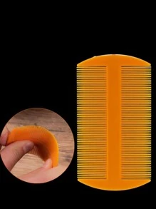 2pcs Lice Comb For Children And Adults, Hair Scalp Massage And Dandruff Removal Comb With Fine And Densely Packed Teeth - Multicolor - View 8