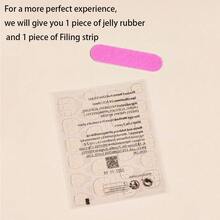 24 件短橢圓形假腳趾甲帶抹茶綠閃光粉美甲套裝加上 1 張果凍凝膠和 1 件指甲銼,適合日常、家庭和旅行使用 - 橄欖綠 - 查看 5