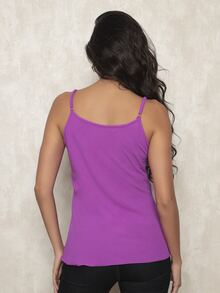 Women T-Shirts - 紫丁香色 - 查看 2