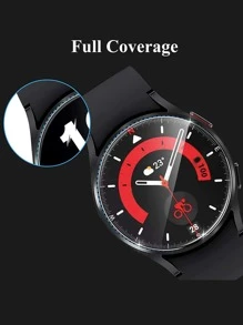 Kính cường lực bảo vệ màn hình chống trầy xước, chống vân tay Tương thích với Samsung Galaxy Watch 4/5/6 Pro, Tương thích với 40mm, 44mm, 45mm - Trong sáng - Xem 2
