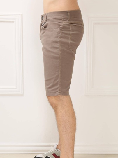 Bermuda jeans Masculina short Sarja Brim Colorida com Tecido Elastano top qualidade