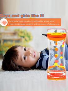 1 pieza Soplador de burbujas líquido dinámico de polvo azul, adecuado para niños y adultos, soplador de burbujas líquido con temporizador, para juego sensorial, alivio del estrés y regalo de decoración de escritorio - Azul - Ver 6