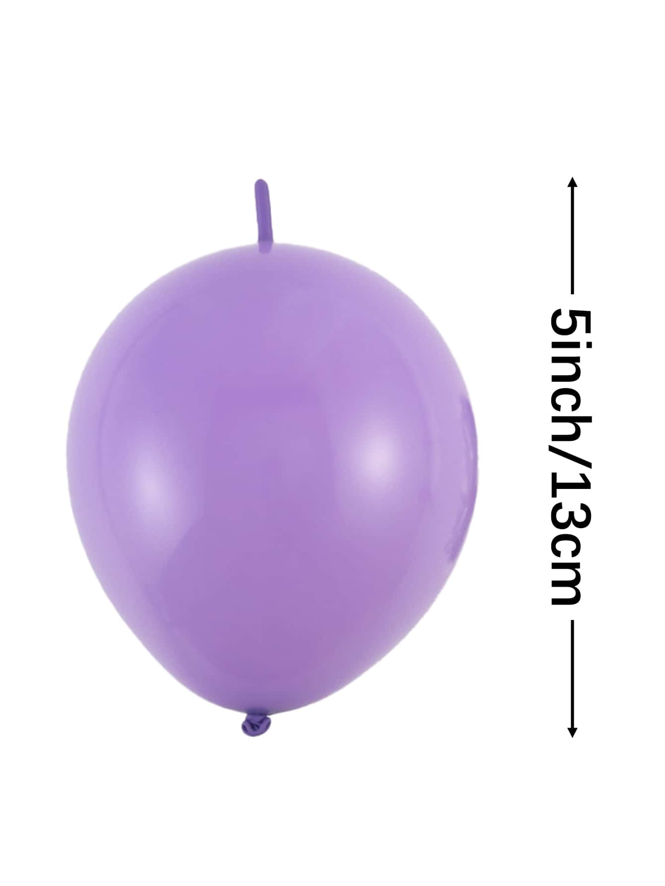100 Piezas De Globos Morados De 5 Pulgadas - Morado - Ver 1