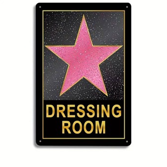  1pc Dressing Room Decor For Teen Girls 8 X 12 Inch Pink Star Posters For Downtown Girl Room Decor, Cute Room Decor For Teen Girls Best Gifts Birthday Graduation