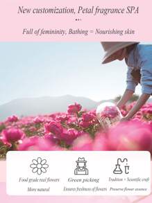 櫻花花瓣沐浴露：留香持久，保濕滋潤，溫和親膚，令肌膚光滑如絲；含有天然花卉萃取物，氣味清新自然，泡沫豐富，易於清潔。兩種尺寸可選：500 毫升家用裝和 100 毫升旅行裝。 - 桃紅色 - 查看 5