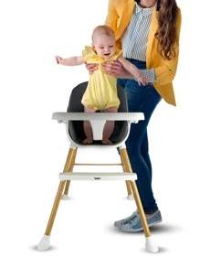Shimy 5-In-1 Baby High Chair For 6 To 36 Months - Grey - View 8