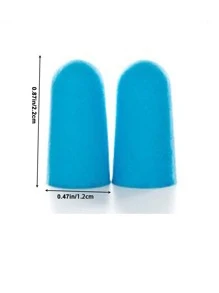 1入組耳塞適用於睡眠你的工作製成的海綿材料 - 藍色 - 查看 9