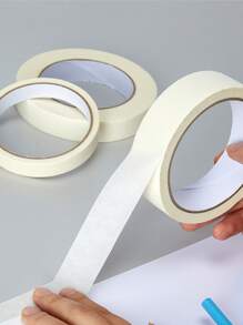 1roll Plain Masking Tape - Beige - View 3