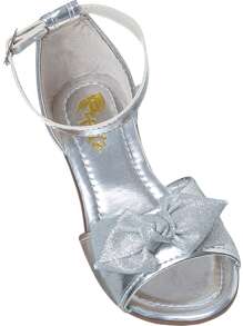 My ToT Kids Heeled Sandals - Bạc - Xem 4