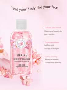 櫻花花瓣沐浴露：留香持久，保濕滋潤，溫和親膚，令肌膚光滑如絲；含有天然花卉萃取物，氣味清新自然，泡沫豐富，易於清潔。兩種尺寸可選：500 毫升家用裝和 100 毫升旅行裝。 - 桃紅色 - 查看 8