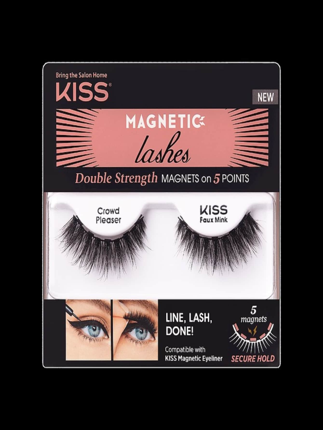 Pestañas magnéticas Crowd Pleaser KS Magnetic Lashes - Negro - Ver 1