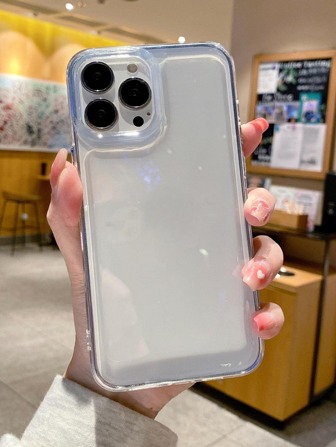 2.0 透明太空保护壳适用于 Apple 15/13/16 英寸笔记本电脑，烟灰色 17 Pro Max，独立按键，防摔，适用于 11/17/17 Pro/17 Air，简约设计，男女皆宜