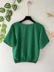 Women Tops - màu xanh lá - Xem 2