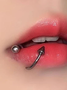 Vòng môi - Bạc - Xem 1