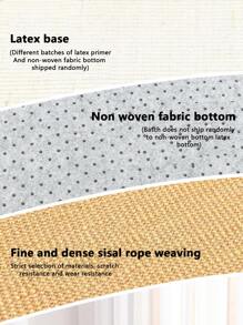 1 件天然劍麻貓抓板耐用防刮防咬,多種尺寸適合不同家具和場景 - 彩色 - 查看 9