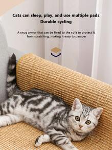 1 件天然劍麻貓抓板耐用防刮防咬,多種尺寸適合不同家具和場景 - 彩色 - 查看 3