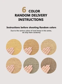 1 件天然劍麻貓抓板耐用防刮防咬,多種尺寸適合不同家具和場景 - 彩色 - 查看 8