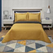 Pinsonic Lightweight Double View Printed Duvet - Ginger - View 2