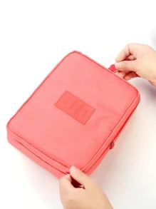 1個大容量便攜式旅行化妝品袋,多功能化妝品和護膚品收納包,運動健身包