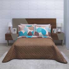 Pinsonic Lightweight Double View Printed Duvet - Coffee Brown - View 2