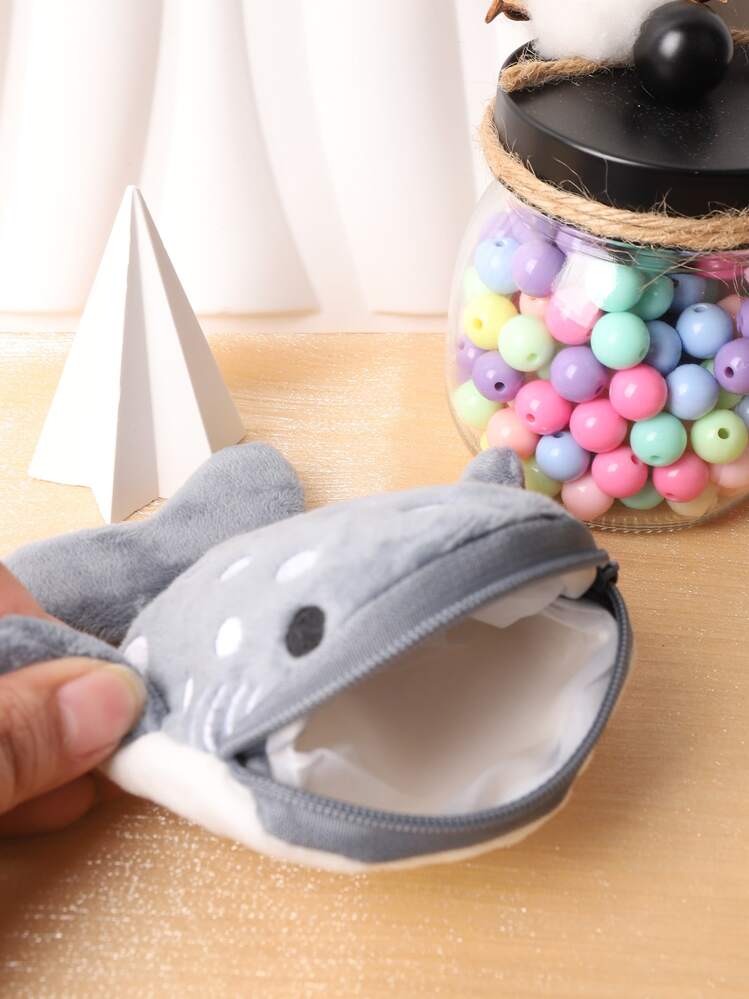 Portamonete in peluche per cartoni animati portamonete con Design Mini zaino carino Mini portafoglio con cerniera liscia Mini borsa portaoggetti  1524