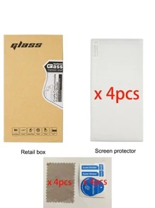 4pcs/pack Tempered Glass Screen Protector Compatible With Iphone 14/13/12/11 Pro Max/12mini/xs/xr/7/8/6 Plus/6g/6s/8g, Protection Against Drop, Dust And Water - Clear - View 5