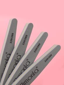 klimonla 10Pcs/Set Sponge Nail Buffer 220/280 Grit Nail Buffer Block Double Sided Nail File Buffer For Shaping And Smoothing Nail Surface, Sanding Block And Diamond Shaped Nail File Included - Grey - View 4