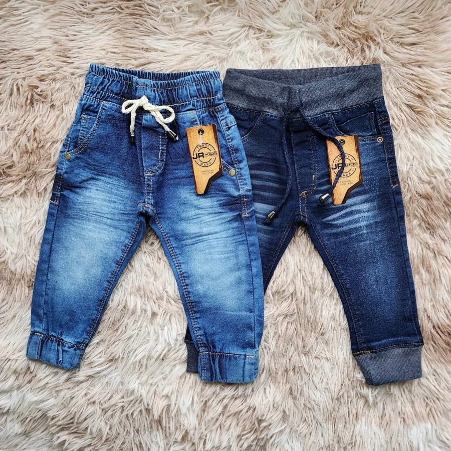 Young Boys Denim Two-piece Outfits - Beis - Ver 1