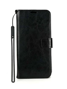 手機殼皮革手機殼 - 黑色 - 查看 1