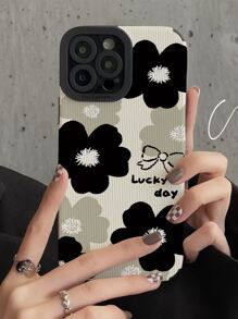 Funda para móvil con patrón floral - Multicolor - Ver 2