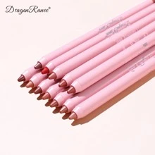 Dragon Ranee 防水唇線筆霧面質感珊瑚棕色輪廓唇膏筆,防水抗汗長效唇線筆,即時豐唇效果唇膏筆 - 駝色 - 查看 6