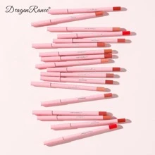 Dragon Ranee 防水唇線筆霧面質感珊瑚棕色輪廓唇膏筆,防水抗汗長效唇線筆,即時豐唇效果唇膏筆 - 駝色 - 查看 5