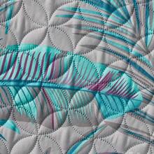 Pinsonic Lightweight Double View Printed Duvet - Teal Blue - View 4