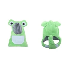 手工創意鸚鵡衣服,寵物鳥類服裝 - 綠色 - 查看 2