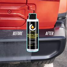 100ML Car Plastic Restorer-Restores Faded And Dull Plastic, Rubber, Vinyl Back To Black For Cars Trucks Motorcycles RVs & More Quick Polish Auto Detailing - Black - View 2