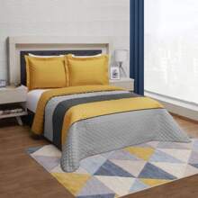 Pinsonic Lightweight Double View Printed Duvet - Ginger - View 1