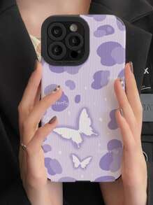 蝴蝶樣式手機外殼 - 彩色 - 查看 1