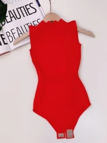 Women Sweater Co-ords - 亮橙色 - 查看 2