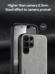 Letter Graphic Phone Case - Grey - View 5