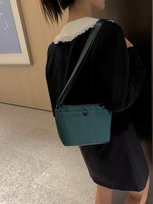 Fashionable Large Capacity Crossbody Bag For Travel - Green - View 3
