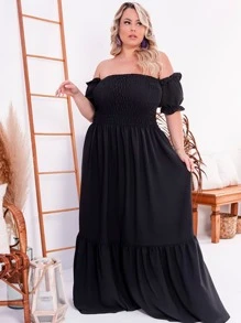 Plus Size Dresses - màu đen - Xem 6